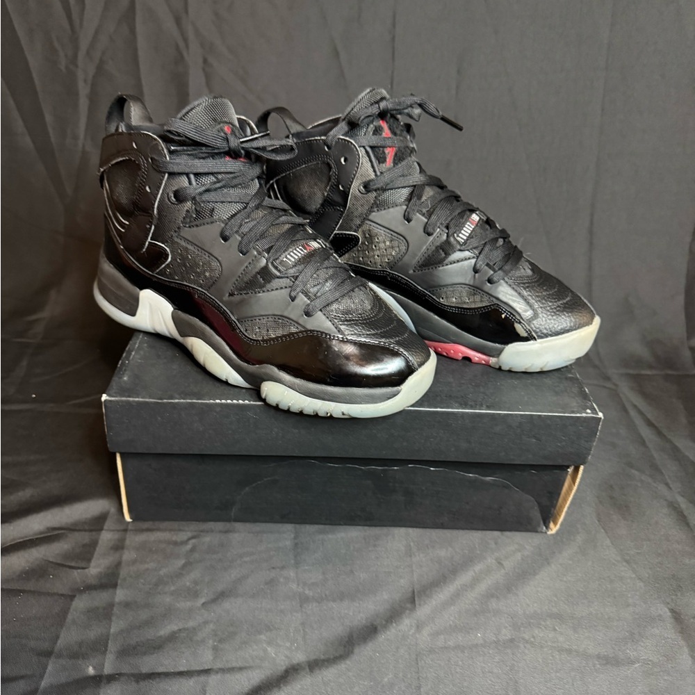Jordan Jumpman Two Trey in Black and University Red